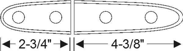 Trunk hinge mounting pad - Bild 2