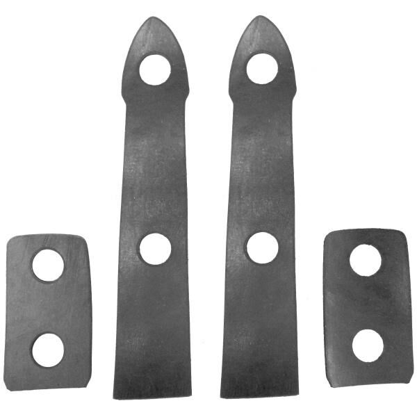 Trunk hinge mounting pad