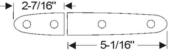 Trunk hinge mounting pad - Bild 2