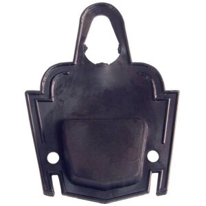 Trunk emblem mounting pad