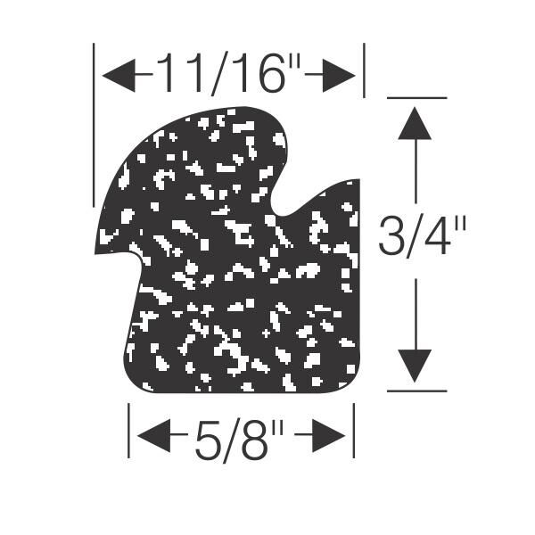 Bagagegummilist 3/4" pris per foot - Bild 5