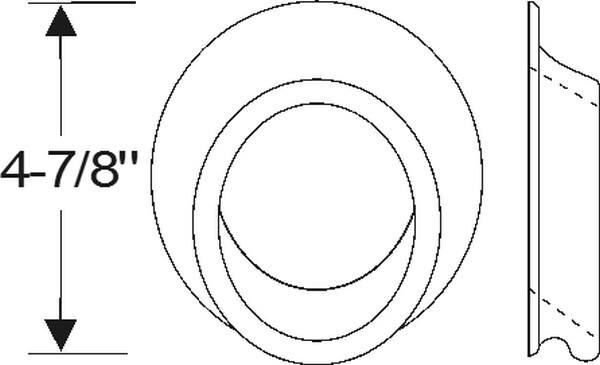 Side mount grommet 1932-33 2dr 4dr cab sedan Chrysler - Bild 2