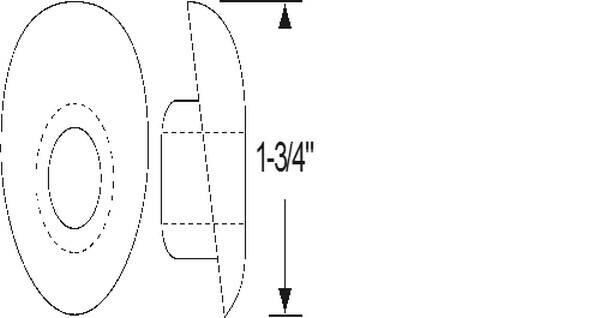 Side mount grommet 1936-38 2dr 4dr cab sedan Dodge Chrysler - Bild 2