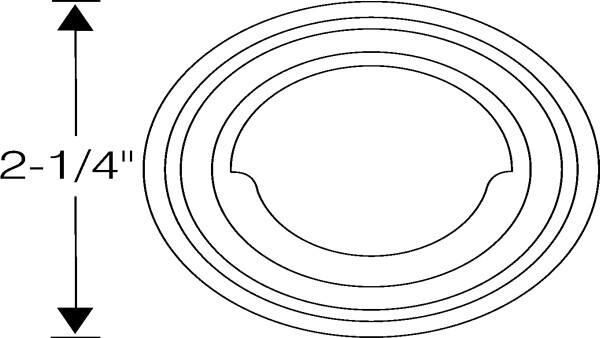 Wiper transmission gasket 1961-62 2dr 4dr ht cab sedan Pontiac - Bild 2