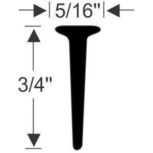3/4" Windshield Weatherstrip 1920-32 2dr 4dr cab sedan Cadillac Studebaker DeSoto Dodge