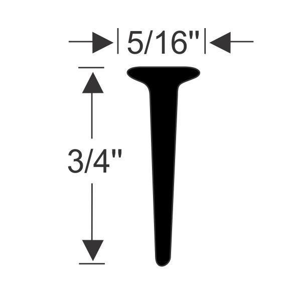 3/4" Windshield Weatherstrip 1920-32 2dr 4dr cab sedan Cadillac Studebaker DeSoto Dodge - Bild 5