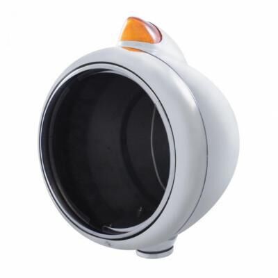 Stainless Steel Guide 682-C Headlight No Bulb & Original Style LED Signal