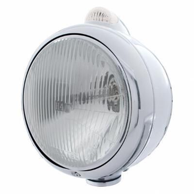Stainless Steel Guide 682-C Headlight H4 & Dual Mode LED Signal