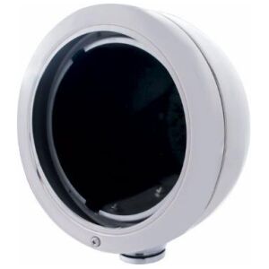 Stainless Steel "BULLET" Classic Headlight Housing - No Turn Signal
