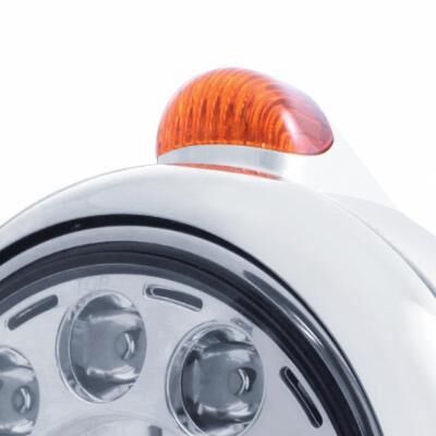 Black Guide 682-C Headlight 11 LED Bulb & Dual Mode LED Signal - Bild 2