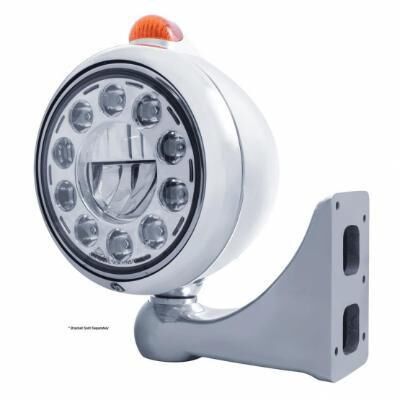 Black Guide 682-C Headlight 11 LED Bulb & Dual Mode LED Signal - Bild 3
