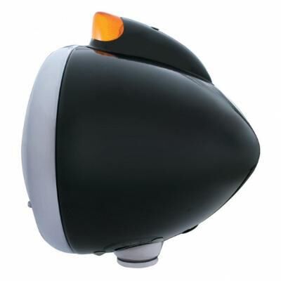 Black Guide 682-C Headlight No Bulb With Original Style LED Signal - Bild 2