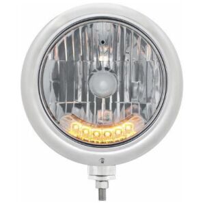 Classic Headlight H4 Bulb With 6 Amber LED