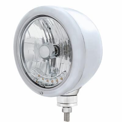 Classic Headlight H4 Bulb With 6 Amber LED - Bild 2