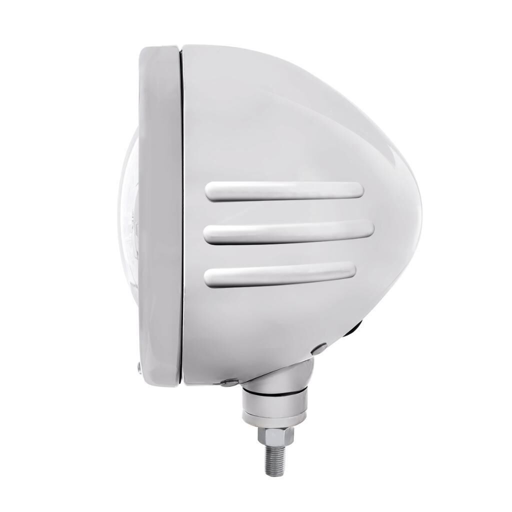 Stainless Bullet Embossed Stripe Headlight Housing With 5 LED 7" Round Headlight - Bild 2