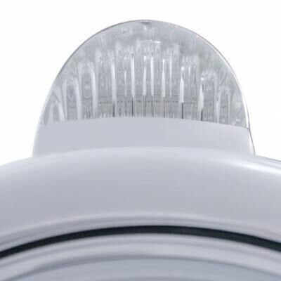 Chrome Guide 682-C Headlight H4 With 34 Amber LED & LED Signal - Clear Lens - Bild 3