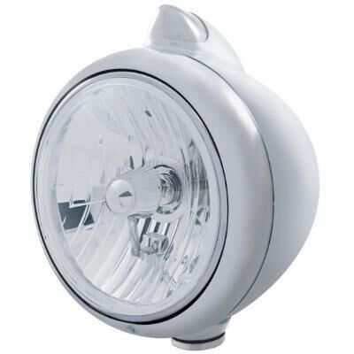 Chrome Guide 682-C Headlight Crystal H4 & Original Style LED Signal