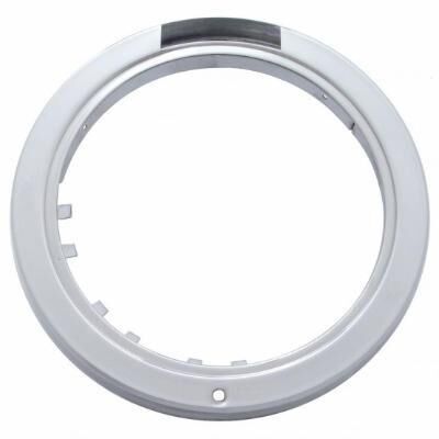 Stainless Steel Bullet Classic Headlight H4 With Amber LED & Signal - Bild 5