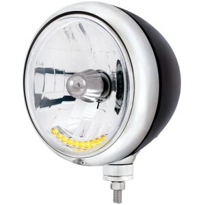 Guide 682-C Style Headlight H4 Bulb With 10 Amber LED