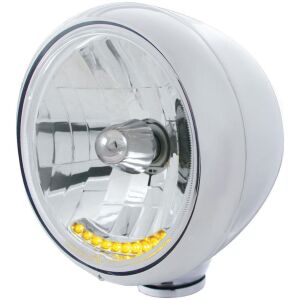 Guide 682-C Style Headlight H4 Bulb With 10 Amber LED