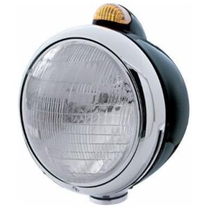 Black Guide 682-C Headlight 6014 & Dual Mode LED Signal