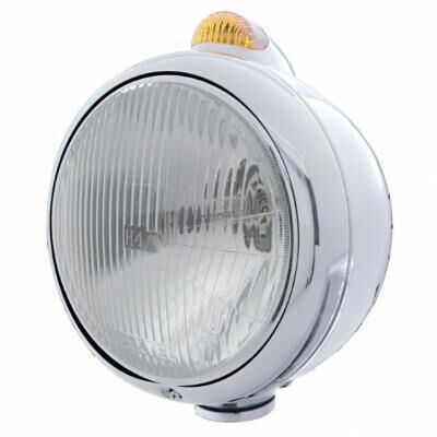 Stainless Steel Guide 682-C Headlight H4 & Dual Mode LED Signal