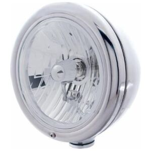Classic Headlight Assembly With Crystal H4 Bulb