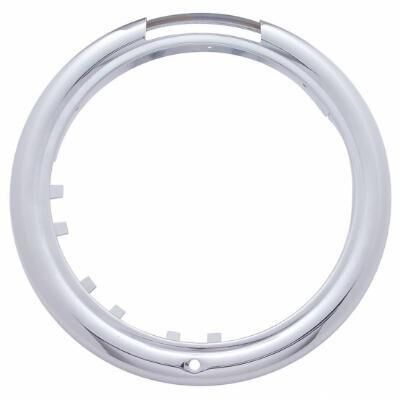 Chrome Classic Headlight H4 With 34 White LED & Signal - Bild 5
