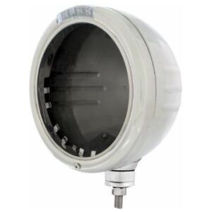 Stainless Steel Classic Stripe Headlight No Bulb With LED Signal