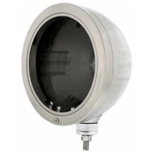 Stainless "Bullet" Embossed Stripe Headlight Housing