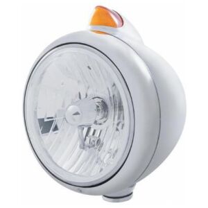 Chrome Guide 682-C Headlight Crystal H4 & Original Style LED Signal