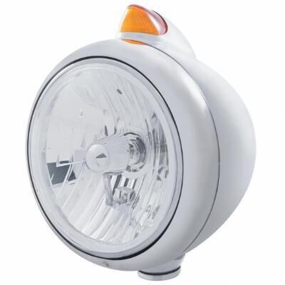 Chrome Guide 682-C Headlight Crystal H4 & Original Style LED Signal