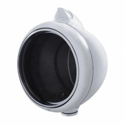 Chrome Guide 682-C Headlight No Bulb With Original Style LED Signal