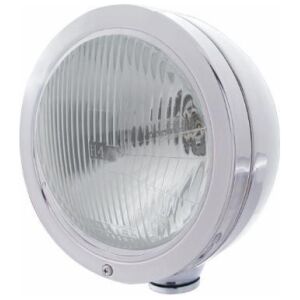 Stainless Steel "Bullet" Classic Headlight H4 Bulb
