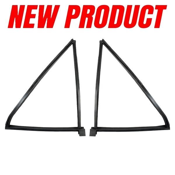 Rear Quarter Stationary Window Weatherstrips 1968-72 4dr sedan Dodge Plymouth