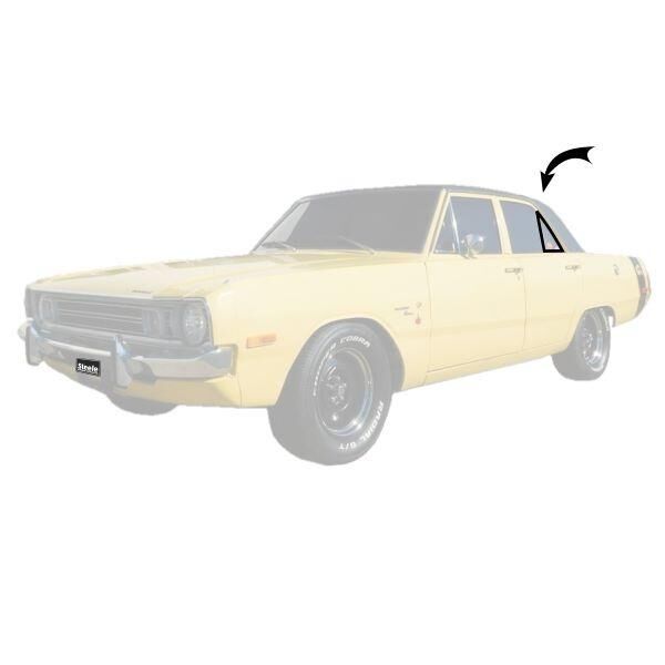 Rear Quarter Stationary Window Weatherstrips 1968-72 4dr sedan Dodge Plymouth - Bild 2