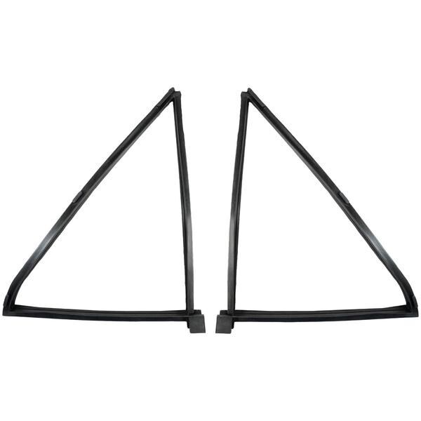 Rear Quarter Stationary Window Weatherstrips 1968-72 4dr sedan Dodge Plymouth - Bild 5