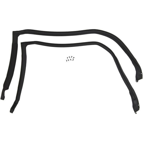 Hardtop Front Roof Rail Weatherstrip 1973-77 4dr ht Buick Chevrolet Oldsmobile Pontiac