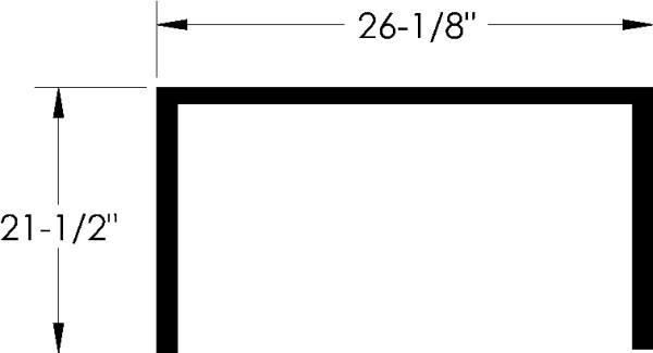 Roof Rail Weatherstrip - Upper Door Seals 1966-77 2dr Ford - Bild 2