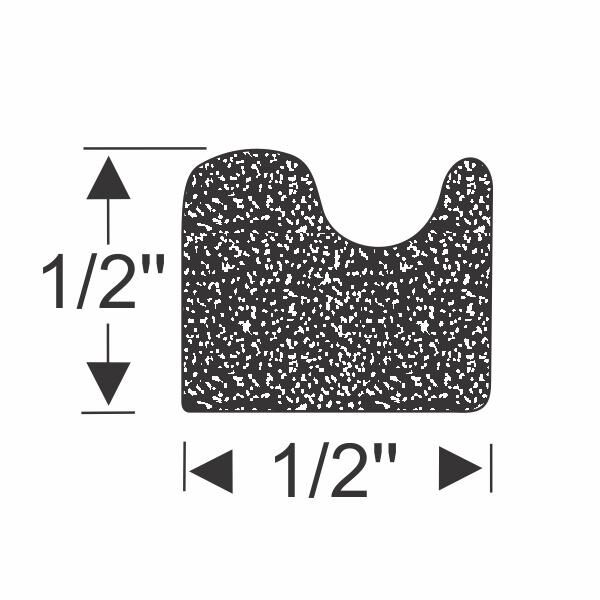 Rear Seat Back Finish Panel To Package Tray Weatherstrip 1961-63 4dr cab Lincoln - Bild 7