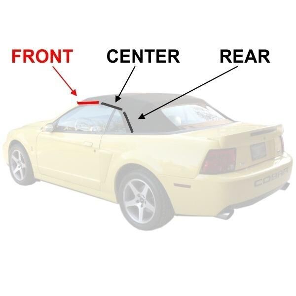 Convertible Front Roof Rail Weatherstrip 1994-2004 2dr cab Ford - Bild 8