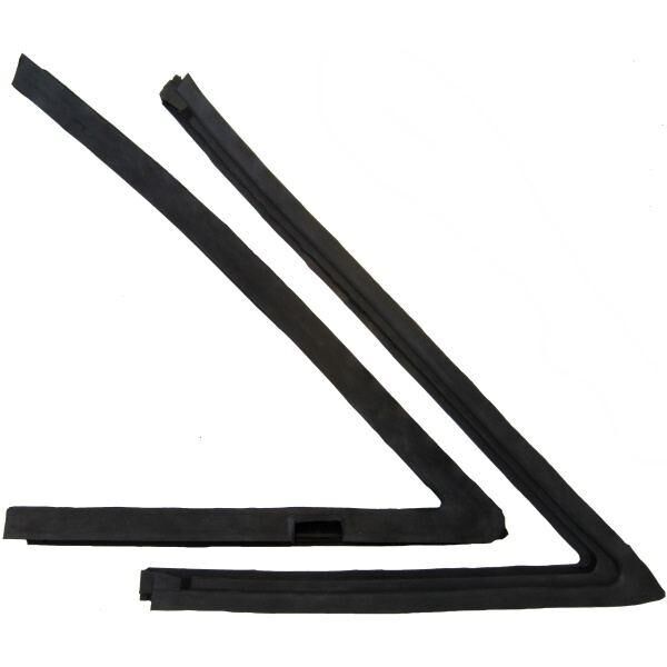 Rear Door Vent Window Weatherstrips 1955-56 4dr sedan Chrysler DeSoto - Bild 11