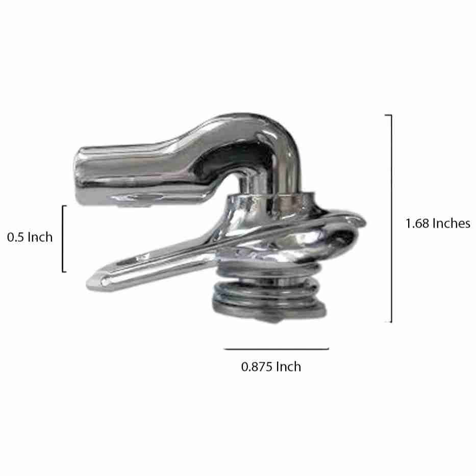 Solskyddsfästen krom 1 par GM 1959-1963 B9264 - Bild 2