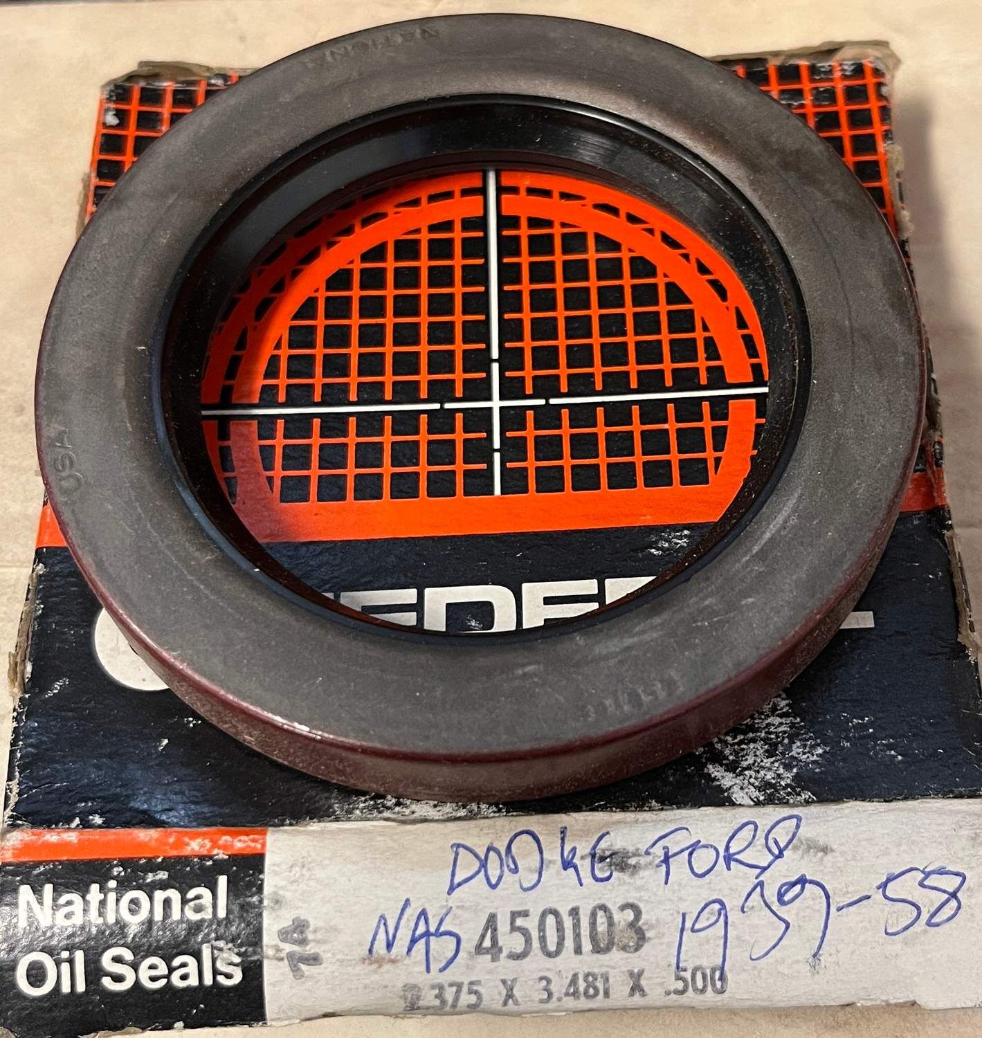 Packbox Hjulnav Bak / Pinjong 60,33x88,42x12,70 mm Ford 1939-47 Dodge 1957-58 National 450103