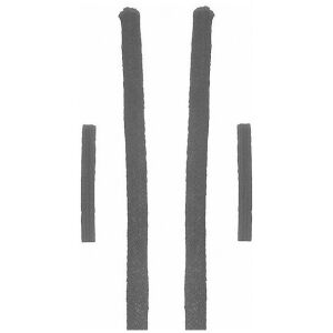 Bakre vevaxeltätning 2-delad reptätning Buick/Oldsmobile/Pontiac/Cadillac Fel-Pro BS 13044-2