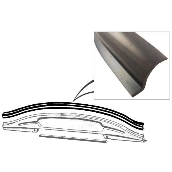 Hood To Radiator Weatherstrip 1955-56 2dr 4dr ht cab sedan Ford - Bild 2