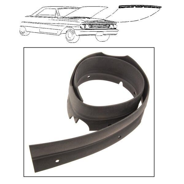 Radiator top seal 1964 2dr 4dr ht cab sedan Ford - Bild 2