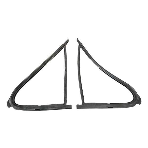 Front Door Vent Window Seal Set 1987-91 2dr 4dr Ford