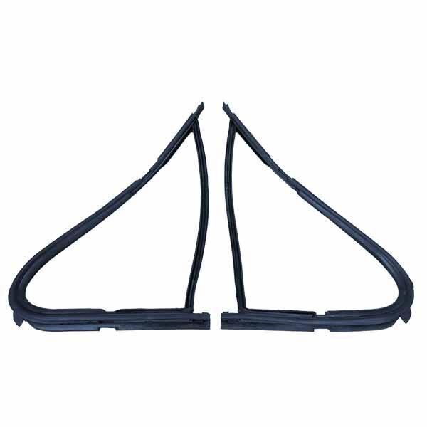 Front Door Vent Window Seal Set 1987-91 2dr 4dr Ford - Bild 2
