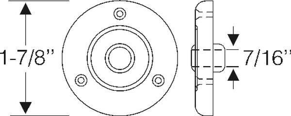 Accelerator rod seal 1933-35 2dr 4dr cab sedan Chevrolet - Bild 2